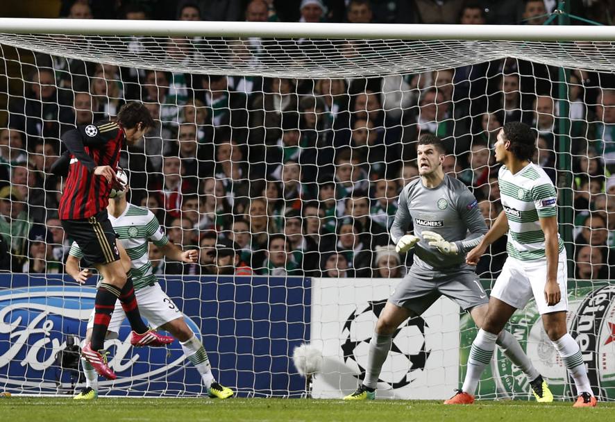 Il 26 novembre Kakà torna al gol anche in Champions segnando a Glasgow contro il Celtic (battuto 3-0). Reuters